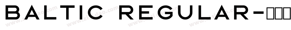 BALTIC Regular字体转换